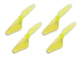 Four (4) Replacement Yellow Tail Props (Qty 4) for Mini Infrared Remote Control Electric Helicopter