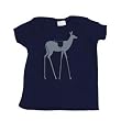 Boy's Navy Blue Infant T-Shirt with Deer Design - 12 Months
