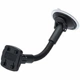 Produkt-Bild: HR 1631-60-70-66 FLEX MOUNT 4 200 KFZ-Halter Mount Schwanenhals Haftsauger 200 mm inkl. 4 Quick-FIX 4QF mit Kugelgelenk + Schraubzwinge, kombinierbar mit Mini Gripper + Halterschalen, f&uuml;r fast jeden PDA, SmartPhone, Mobiltelefon, PNA, QuickFIX