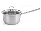 Review Chantal Cookware Corporation  / Chantal SL35162BRS Sauce Pan with Glass Lid 2-qt.