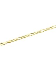 4.75 Hollow Figaro Chain 14K Yellow 7 Inch Ch497