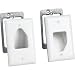 Datacomm 50-3331-WH-KIT Flat Panel TV Cable Organizer Kit (White)