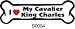 I Love My Cavalier King Charles Spaniel - Car Bone Magnet