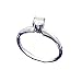 14K White Gold .25 CT Round Brilliant Diamond Solitaire Ring
