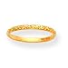 14k Etched Band Baby Ring