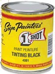 One Shot Paint 4001L-HP 1 Shot Shading Black Half Pint