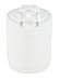 Vestil PAIL-C-5-W Plastic Closed Head Pail with Handle, 5 gallon Capacity, White