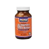 NOW Foods Acidophilus 3 Billion, 90 tabs( Eight Pack)