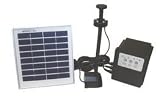 3 Watt Solar Powered Garden Water Pump - No Wiring