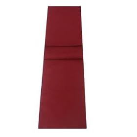 Burgundy Red Soft Cotton Feel Table Runner: 228cm x 30cm (90" x 12" inches)