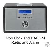 ipod nano touch classic dab fm clock radio alarm docking station for ipod logik 3007di
