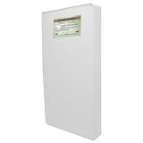 LA Baby 2 in 1 Mattress with Medical Grade Cover, White