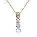 .5 Carat Diamond Journey Pendant in Solid Yellow Gold