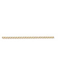 14K Gold Holds 44 2.25mm Stones 2.02ct Swirled Tennis Bracelet Mounting