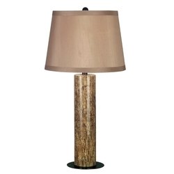 Kenroy Home 21048MAR Russo Table Lamp, Marble with Copper Bronze Accents