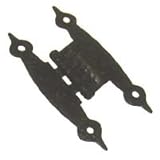 Decorative H Hinge, 3/8 Colonial Black