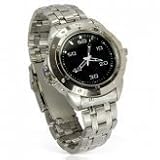 8GB Hidden Colour Spy Pinhole WATCH - Drive Camcorder USB DVR Cam CCTV Camera & Sound Voice Recording in Steel Strap!!