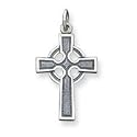 Sterling Silver Celtic & Iona Cross with 20 Inch Sterling Silver Chain