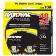 Rayovac Proline Advanced Hearing Aid Batteries 48-Pack--size 10A