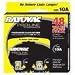 Rayovac Proline Advanced Hearing Aid Batteries 48-Pack--size 10A