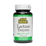 Natural Factors Lactase Enzyme 9000 FCC ALU, Capsules, 60-Count
