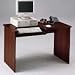 Safco Wood Computer Desk Mahogany