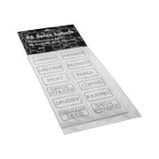 Spice Bottle Labels Set/48