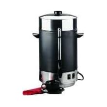 Focus Foodservice 58101R Regalware Commercial Aluminum with Black Satin Finish Coffeemaker with Non-Drip Spigot, 101-Cup