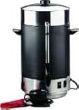 Focus Foodservice 58101R Regalware Commercial Aluminum with Black Satin Finish Coffeemaker with Non-Drip Spigot, 101-Cup