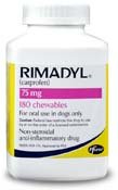 New Pfizer Rimadyl Rx Chewables 75 Mg X 180 Tabs For Inflammation Associated With Osteoarthritis Picture