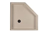 Swanstone SS-38NEO.040 Neo-Angle Shower Floor, Bermuda Sand