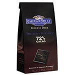 Ghirardelli Twilight Delight Intense Dark 72% Cacao Squares, 4.87 oz. Stand Up Bag- Set of 3