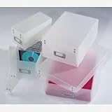 Electronics : BDS CD Stor Box Capacity 22 Frost Wht