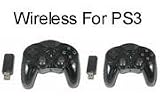 Kuma 2 pack of 2.4 Ghz Wireless controller for Sony Playstation 3 (Third Party)