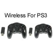 Kuma 2 pack of 2.4 Ghz Wireless controller for Sony Playstation 3 (Third Party)