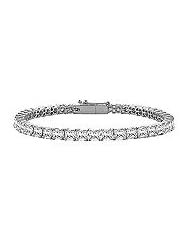 Diamond Tennis Bracelet : 14K White Gold â€" 3.00 CT Diamonds