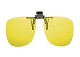 Cocoons Square Clip-on Sunglasses Jaune LF201Y Polaris&eacute;