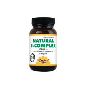 Country Life Vitamin E Complex 1000Iu, 60 Sftgls