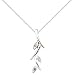 9ct Contemporary Design Diamond Pendant