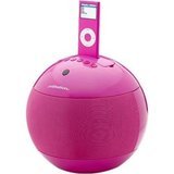 mStation Orb II Desktop Stereo Speaker System for iPod and MP3 Players (Red)