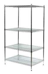Storelogic 1ZTG4 Industrial Wire Shelving, H 63, W 24, D 24