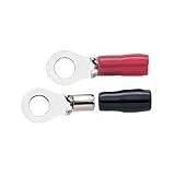 audio-technica オーディオテクニカ TL8-M8R ケーブルターミネータ（R型圧着タイプ)（赤/黒 各1個入）（8ゲージまでネジ径8mm）