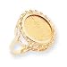14k 1/10th American Eagle Coin Ring - Size 7