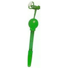 Green Bubble Pen On a Cord (12/PKG)