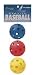 3 Colored Plastic Baseballs