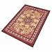 Notrax 170 Orientrax Burgundy Nylon Fiber Entrance Matting (Specialty) with PVC Backing, 5' L x 3' W, For Upscale Entrances and Reception Areas