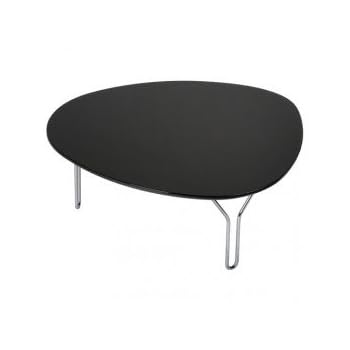 Table basse noire La chaise longue