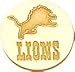 14K Gold NFL Detroit Lions Logo Tie Tac