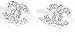 Pretty CC Rhinestone Fashion Earrings (S)
