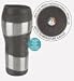 Stainless Steel Vacuum Insulated Travel Tumbler With Temperature Gauge